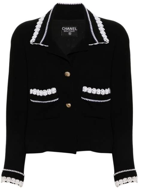 veste chanel vintage|pre owned chanel blazers.